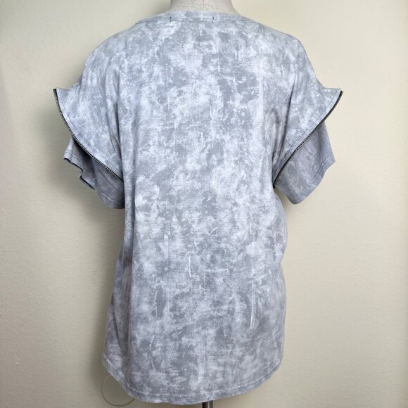 HONEYCUBE Rolling Stones Voodoo Lounge Graphic Tee With Zippered Sleeves Medium - Picture 5 of 8